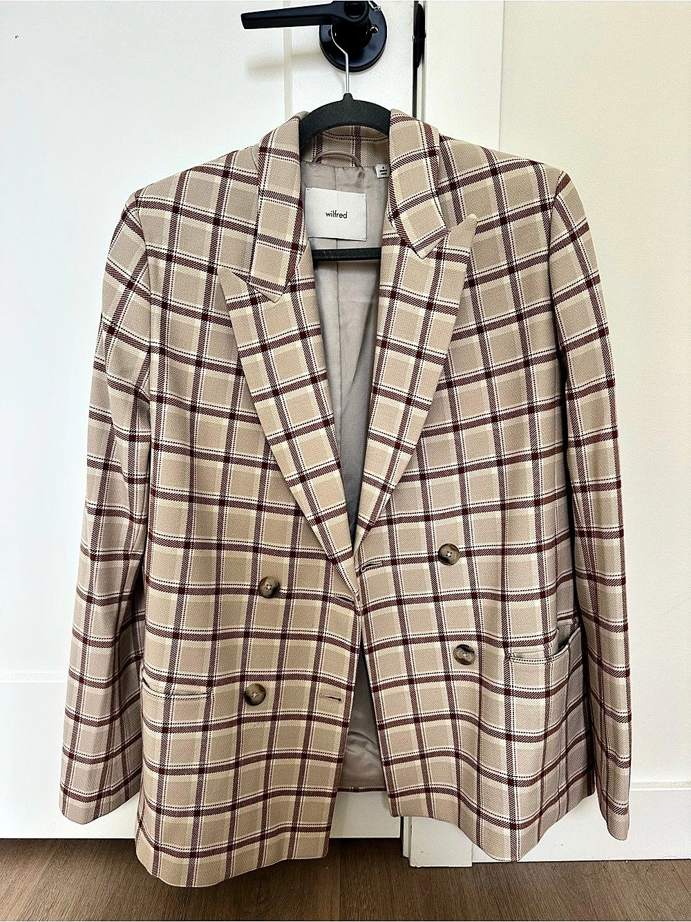 Wilfred Margaux Blazer Plaid - Size 4